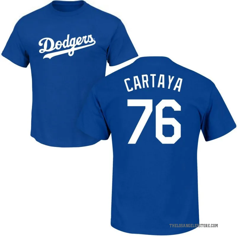 Women's Julio Urias Los Angeles Dodgers Backer Slim Fit T-Shirt - Royal