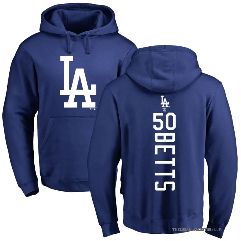 Youth Mookie Betts Los Angeles Dodgers Backer T-Shirt - Ash